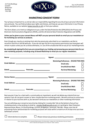 Marketing Consent Form